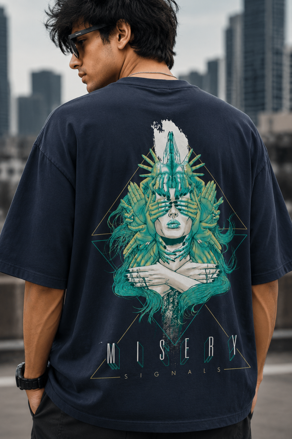 MISERY Oversize T-Shirt | Dark Aesthetic Unisex Streetwear