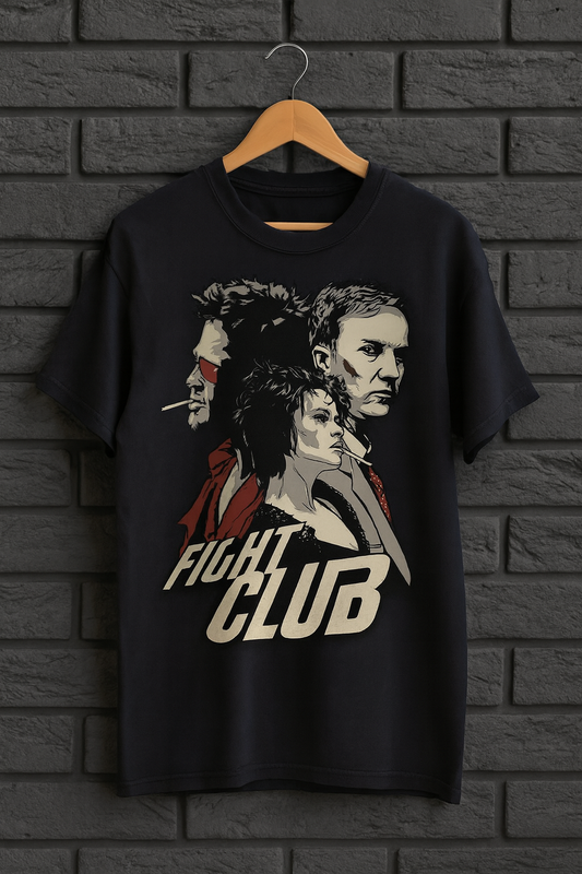 Fight Club Oversized T-Shirt | Movie Graphic Unisex Streetwear