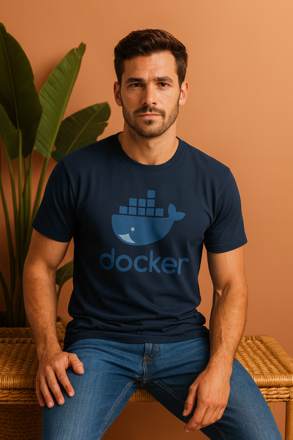 Docker T-Shirt | DevOps & Containerization Half Sleeves Tee