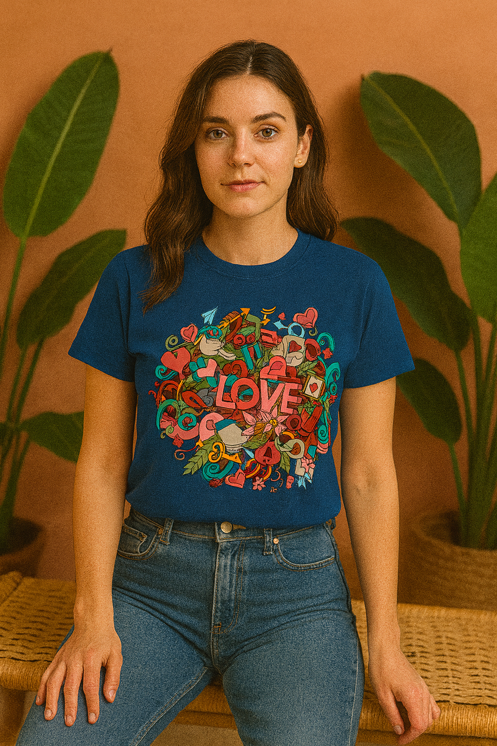 Love T-Shirt | Minimal & Lifestyle Half Sleeves Tee