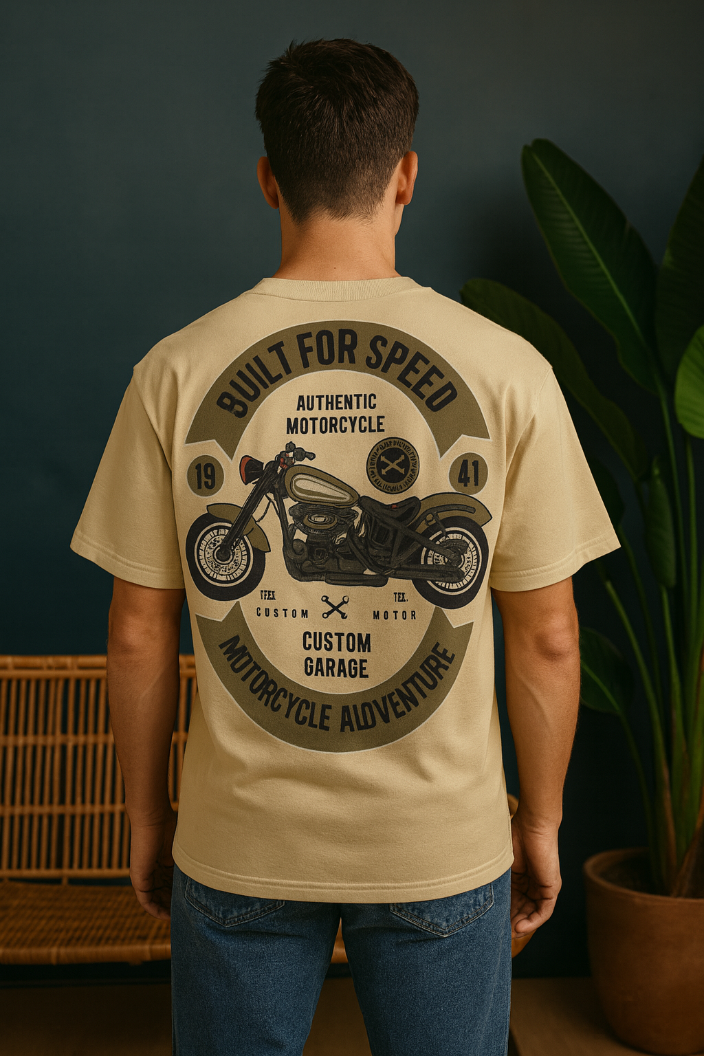 Built for Speed Oversized T-Shirt | Racing Graphic Unisex Streetwear