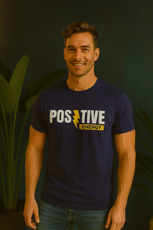 Positive Energy T-Shirt | Motivational Quote Unisex Casual Wear