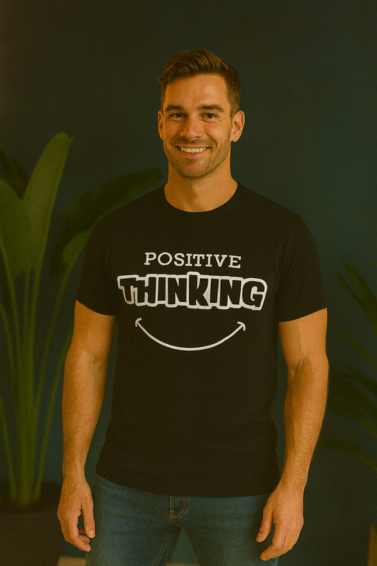 Positive Thinking T-Shirt | Motivational Quote Unisex Casual Wear