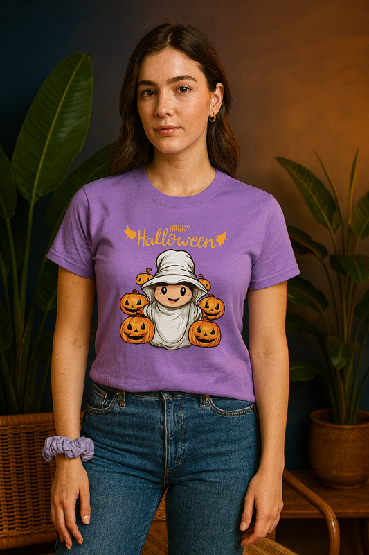 Happy Halloween T-Shirt | Spooky Graphic Unisex Casual Wear