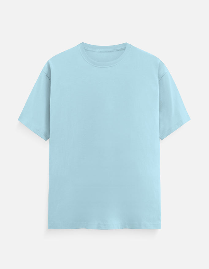 Solid Mint Plain T-Shirt | Minimalist Unisex Casual Wear