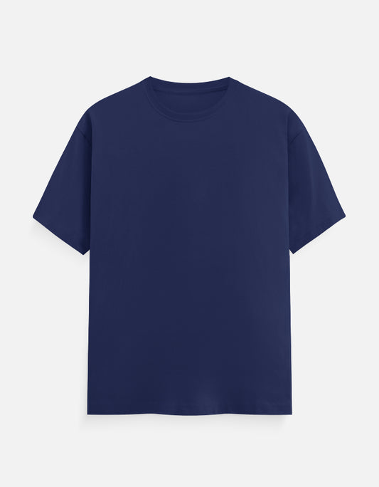 Solid Royal Blue Plain T-Shirt | Minimalist Unisex Casual Wear