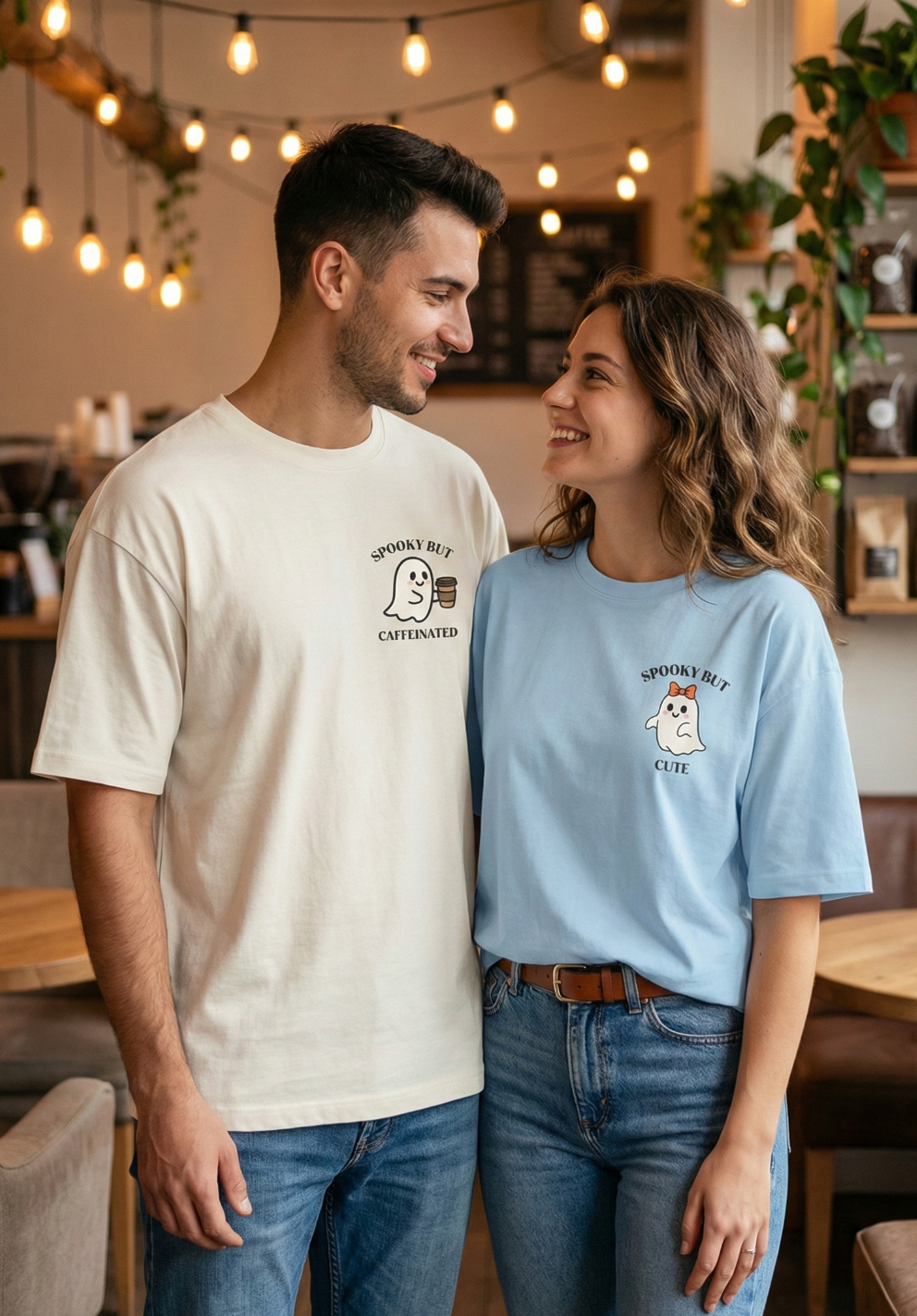 Spooky but Cute Oversize T-Shirt | Halloween Aesthetic Unisex Streetwear