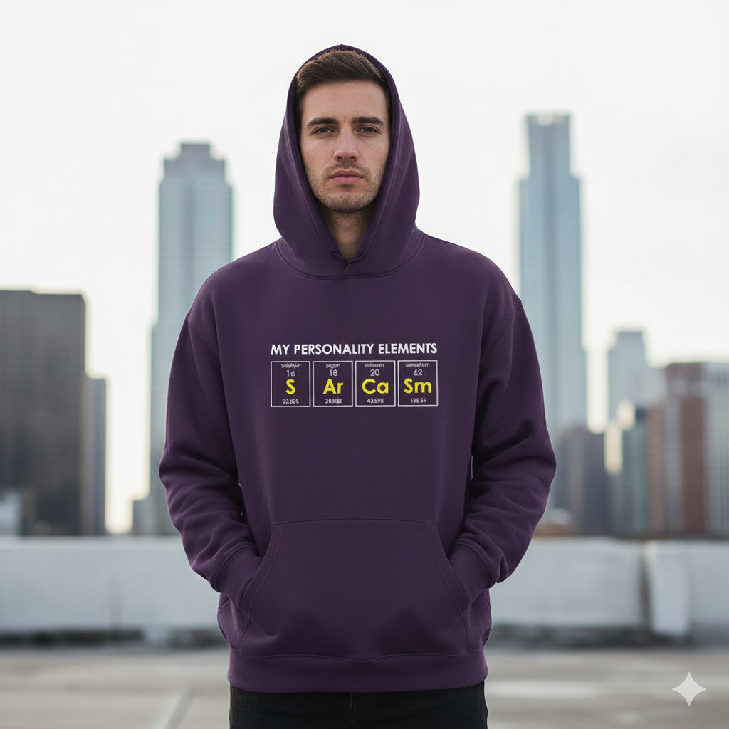 Sarcasm Oversized Hoodie | Funny Quote Unisex Streetwear