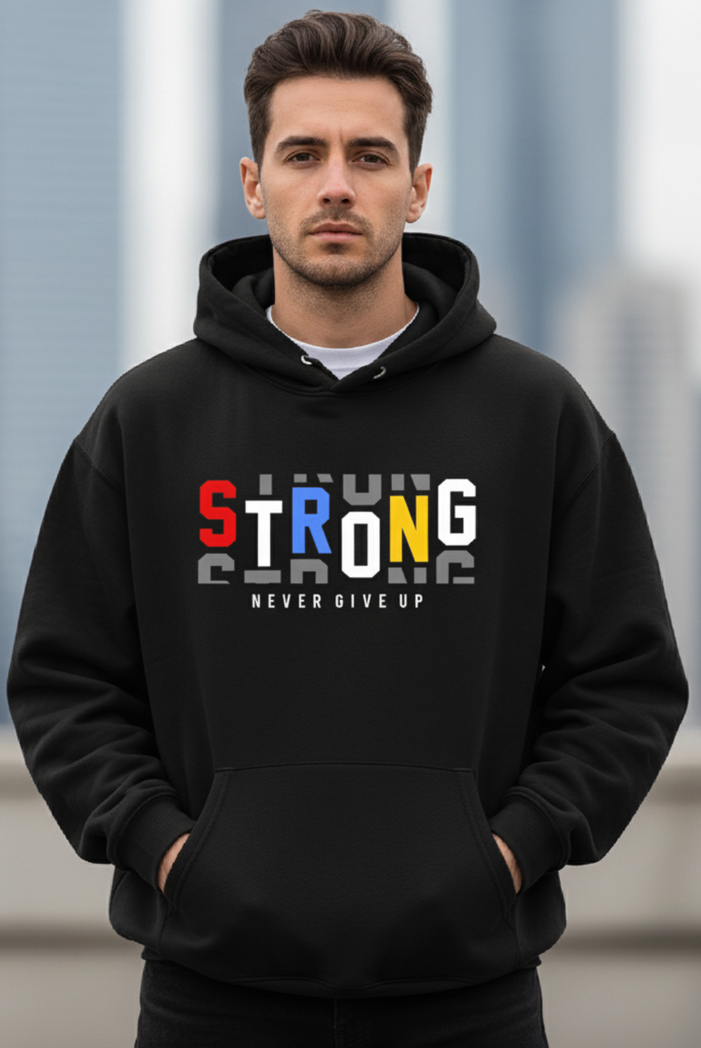 STRONG Hoodie | Power & Confidence Unisex Streetwear