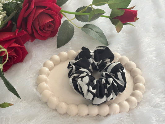 Printed Small Size Scrunchies | Soft Hair Scrunchie Set for Women