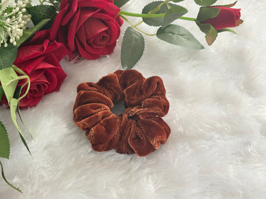 Velvet Large Size Scrunchies | Soft Hair Scrunchie Set for Women