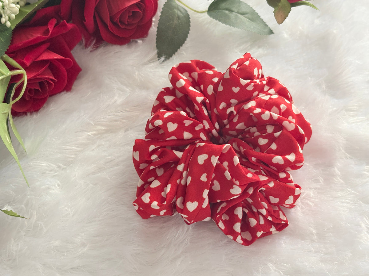 Printed Medium Size Scrunchies | Soft Hair Scrunchie Set for Women