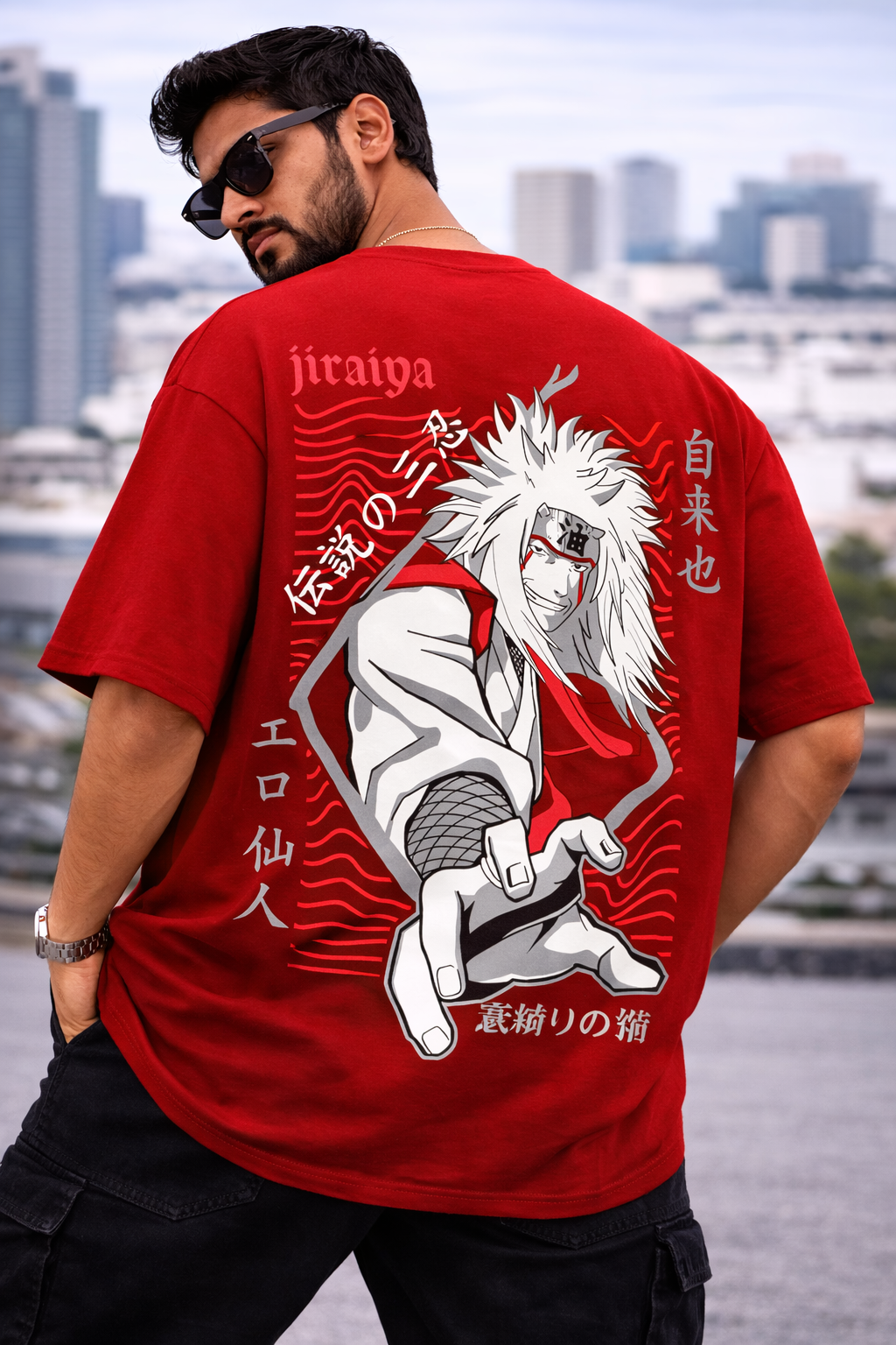 Jiraiya Oversize T-Shirt | Anime Inspired Unisex Streetwear