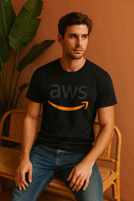 AWS Tech T-Shirt | Cloud Engineer & DevOps Half Sleeves Tee