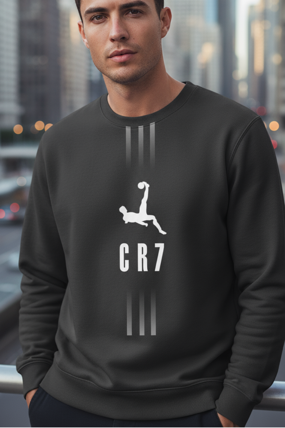 CR7 Sweatshirt | Cristiano Ronaldo Football Graphic Streetwear