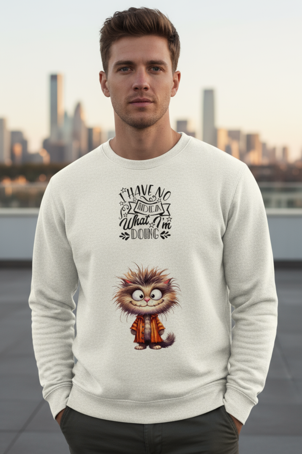 I Have No Idea What I’m Doing Sweatshirt | Funny Quote Unisex Streetwear