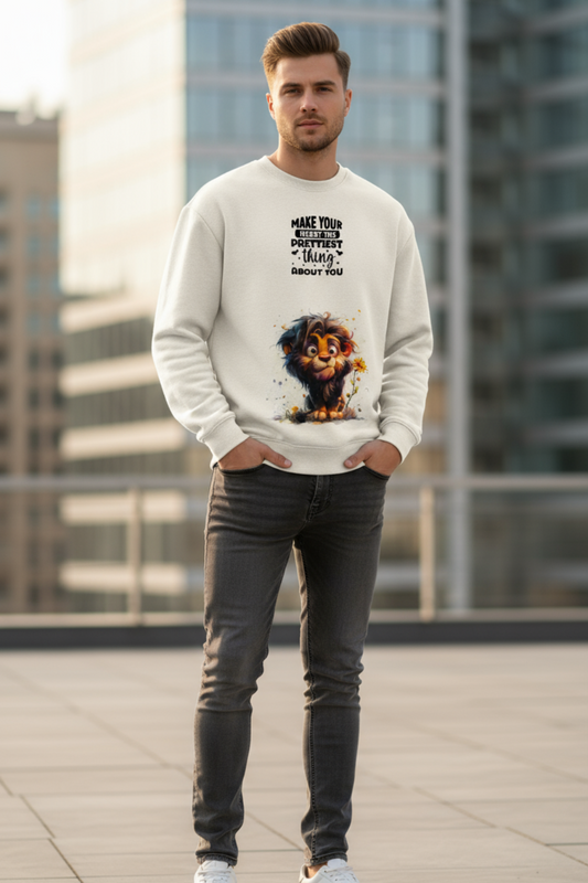 Make Your Heart Sweatshirt | Positive & Emotional Unisex Streetwear