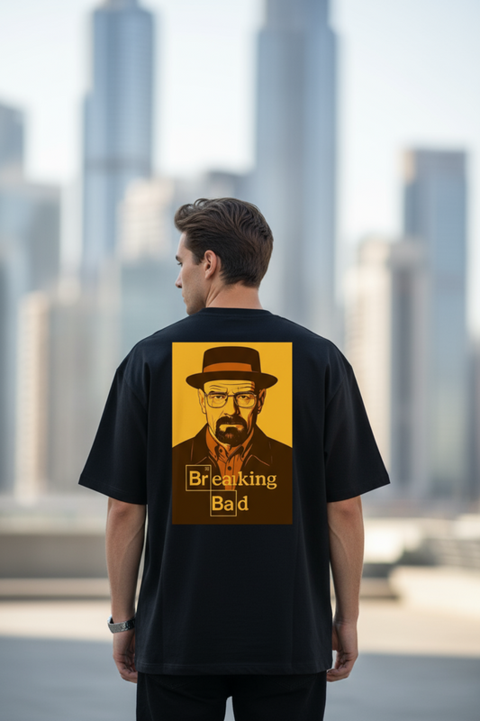 Breaking Bad Oversized T-Shirt | Heisenberg Graphic Unisex Streetwear