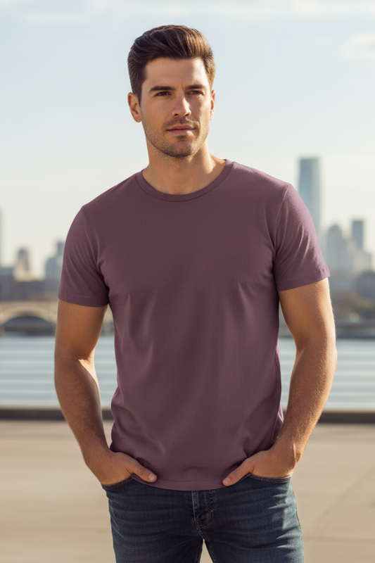 Lavender Plain T-Shirt | Soft Pastel Unisex Streetwear