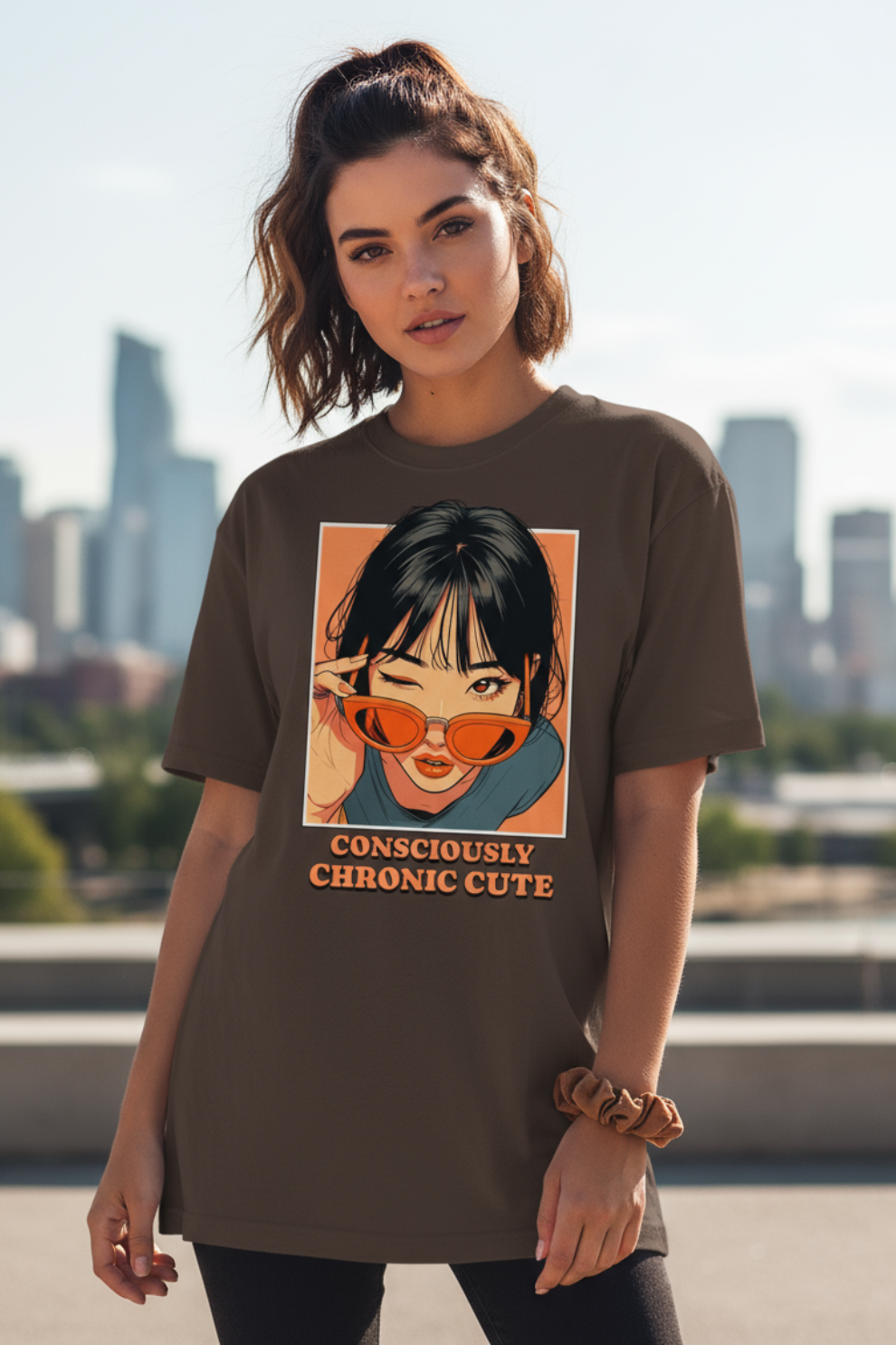 Chronic Cute Oversized T-Shirt | Fun Graphic Unisex Streetwear