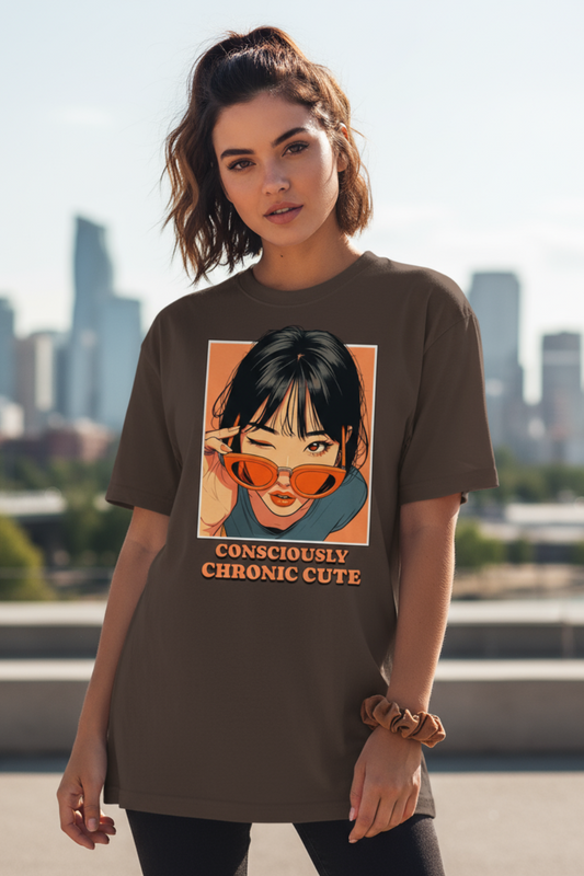 Chronic Cute Oversized T-Shirt | Fun Graphic Unisex Streetwear