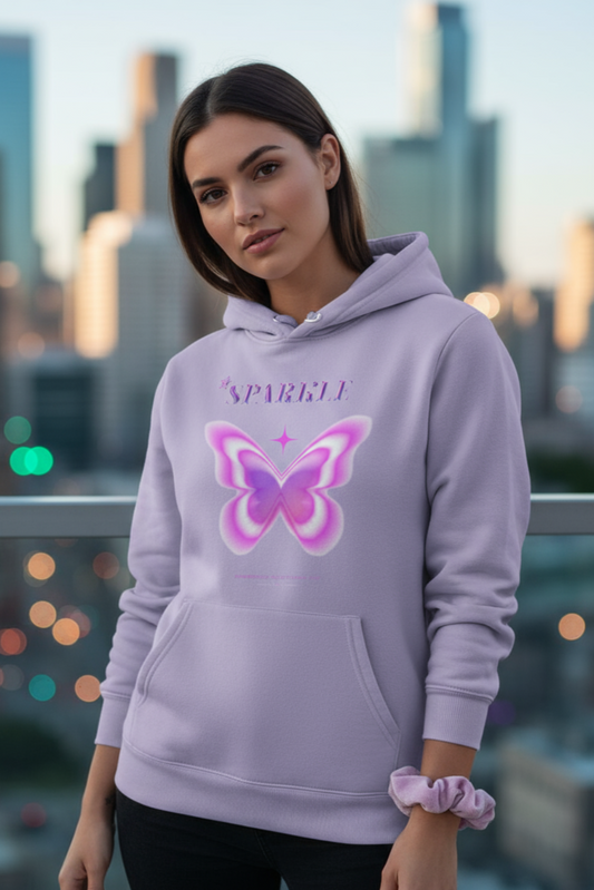 Sparkle Hoodie | Positive Vibes Unisex Streetwear