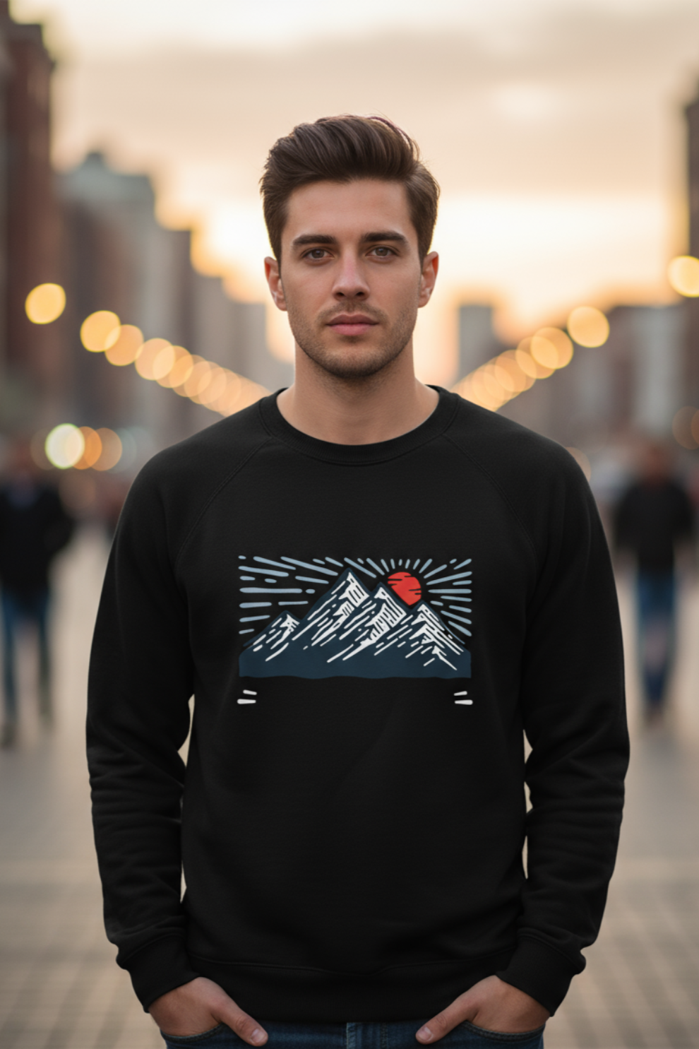 Sunrise Sweatshirt | Nature Inspired Unisex Streetwear