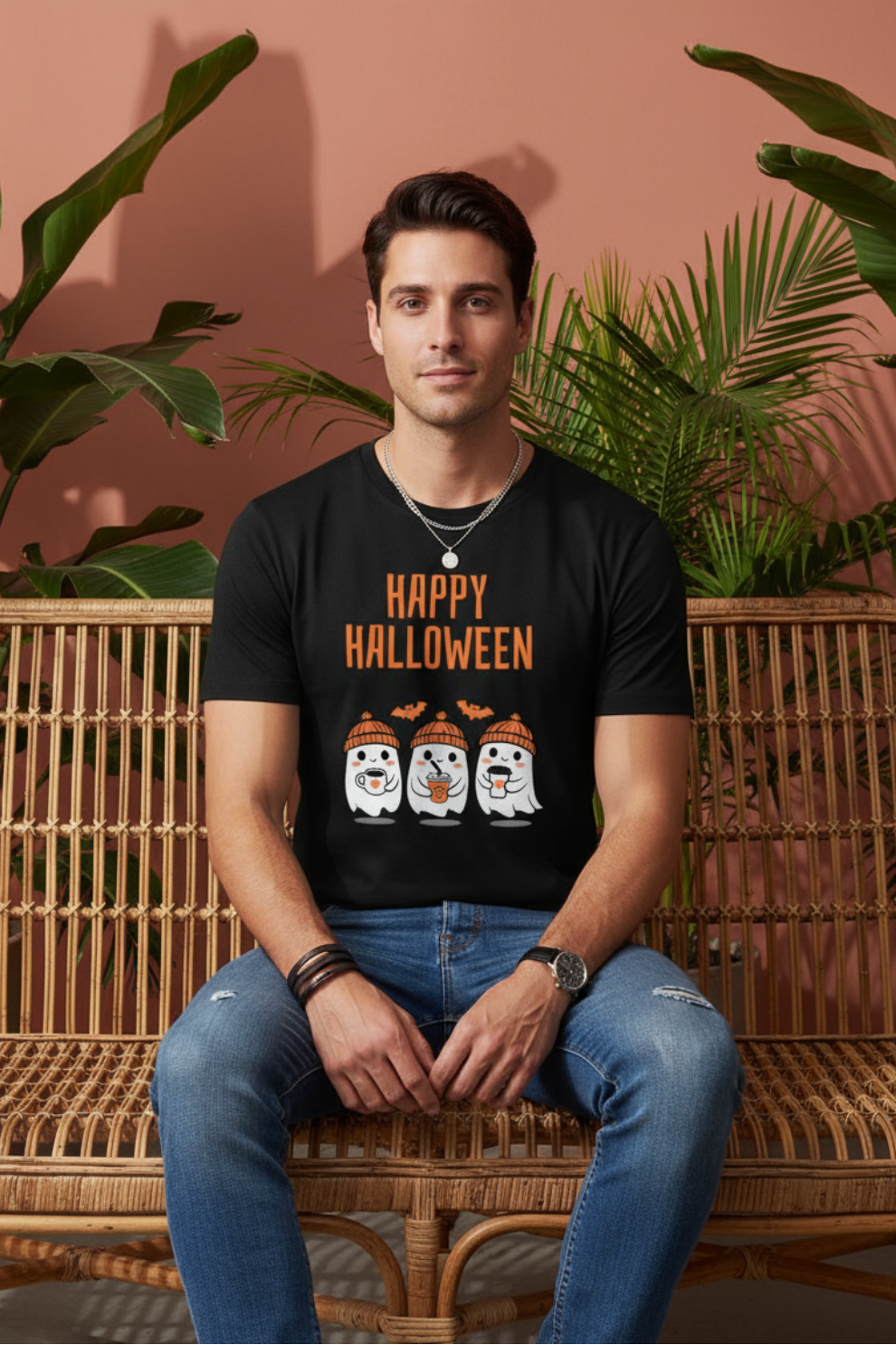 Happy Halloween T-Shirt | Spooky Graphic Unisex Casual Wear