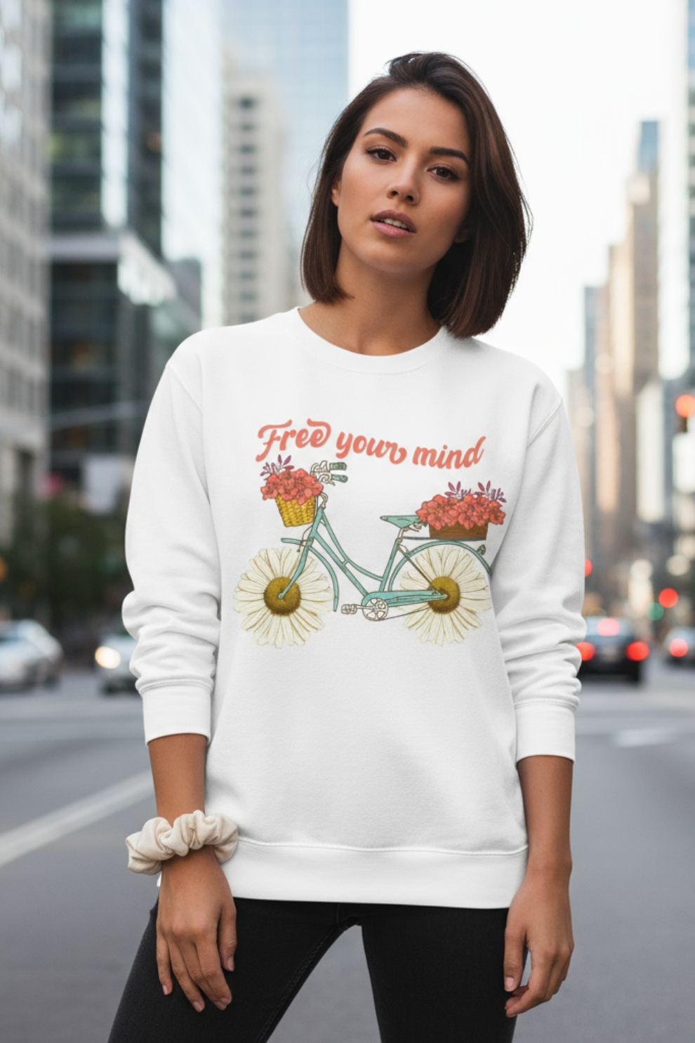 Free Your Mind Sweatshirt | Mindfulness & Positivity Unisex Streetwear