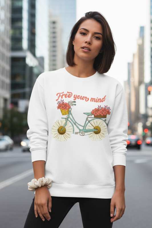 Free Your Mind Sweatshirt | Mindfulness & Positivity Unisex Streetwear