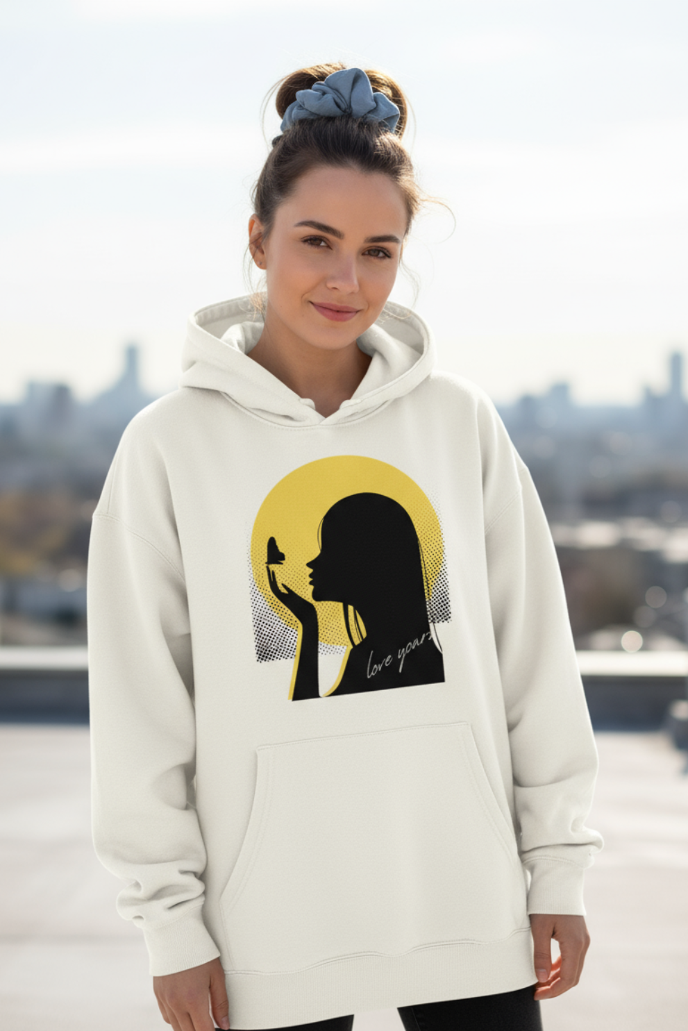 Be Yourself Women’s Hoodie | Empowering Quote Streetwear