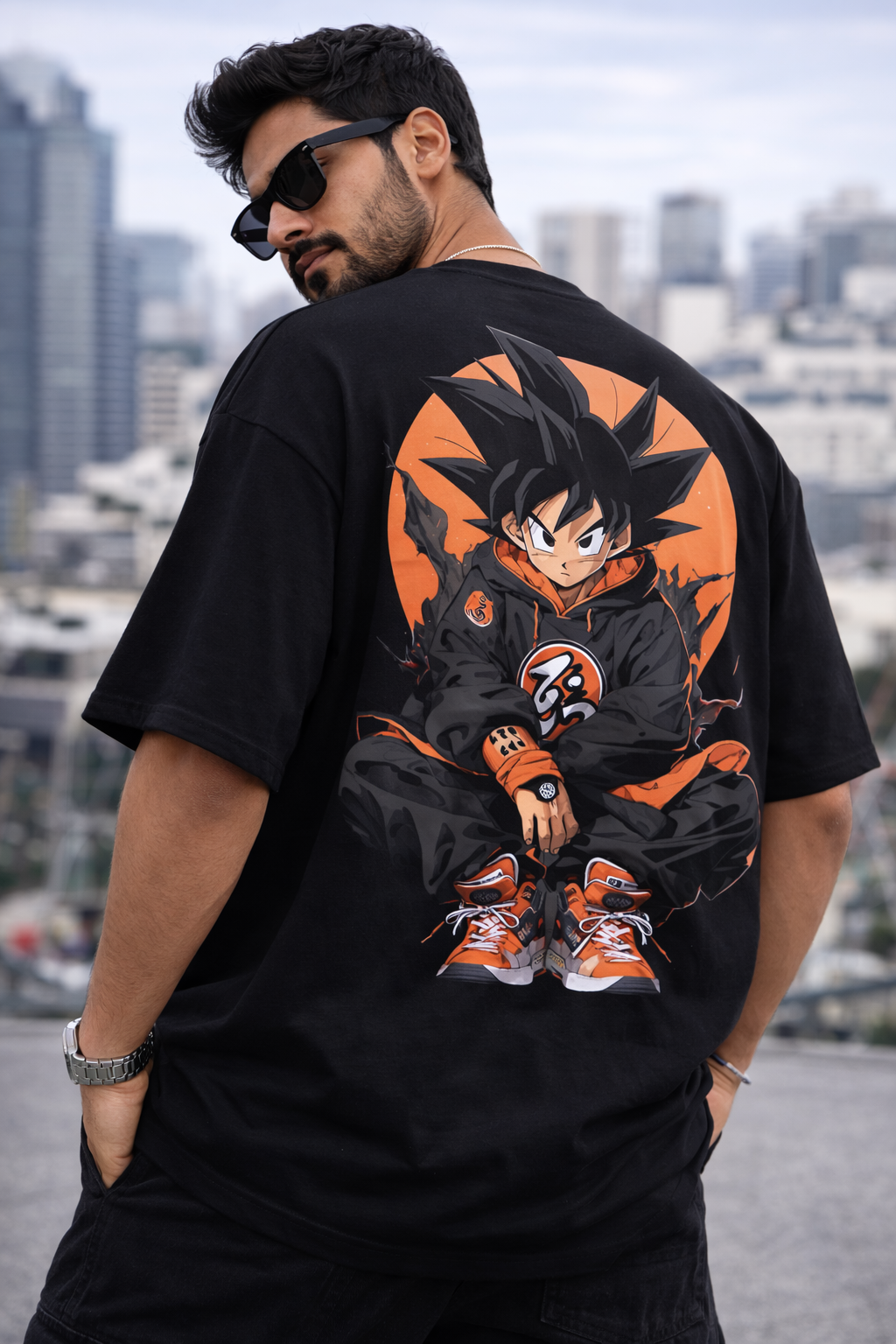 Goku Oversize T-Shirt | Dragon Ball Anime Unisex Streetwear