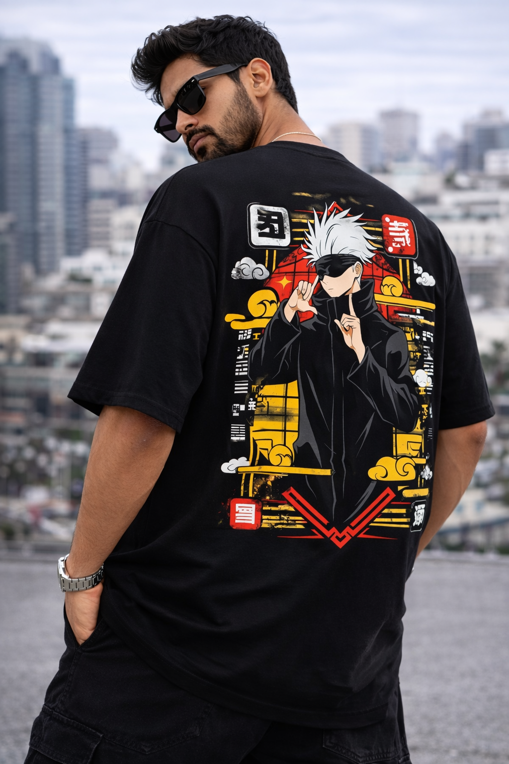 Gojo Oversize T-Shirt | Anime Inspired Unisex Streetwear