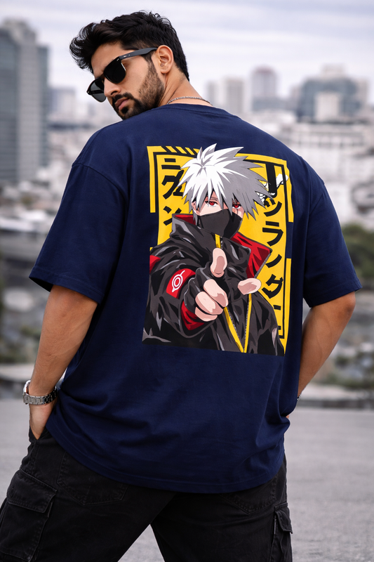 Kakashi Oversize T-Shirt | Anime Ninja Unisex Streetwear