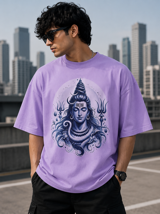 Mahadev 3 Oversize T-Shirt | Spiritual Graphic Unisex Streetwear
