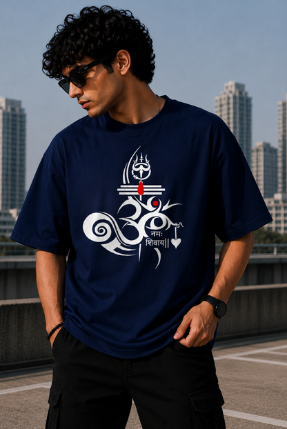 Om Oversize T-Shirt | Spiritual Graphic Unisex Streetwear