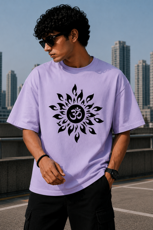 Om Oversize T-Shirt | Spiritual Graphic Unisex Streetwear