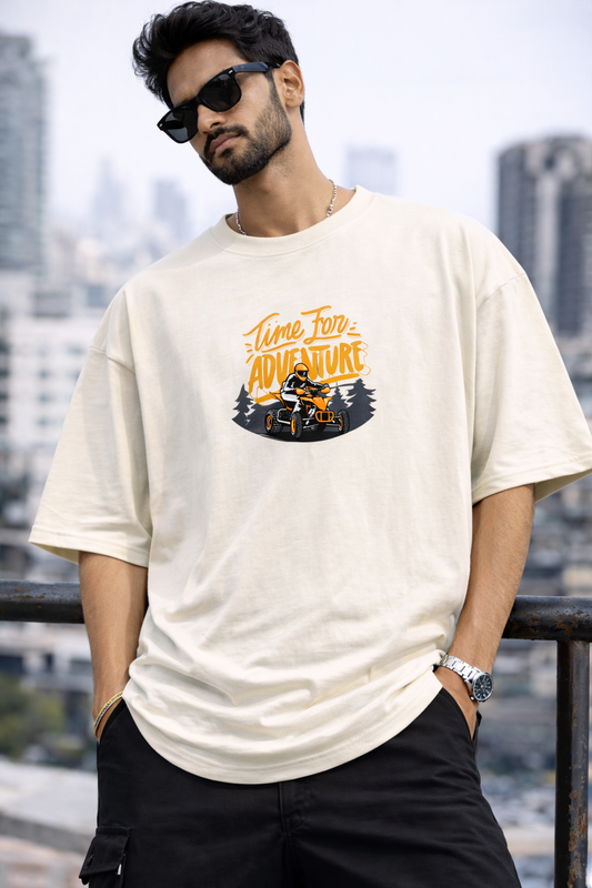 Time for Adventure Oversize T-Shirt | Travel & Outdoor Unisex Streetwear