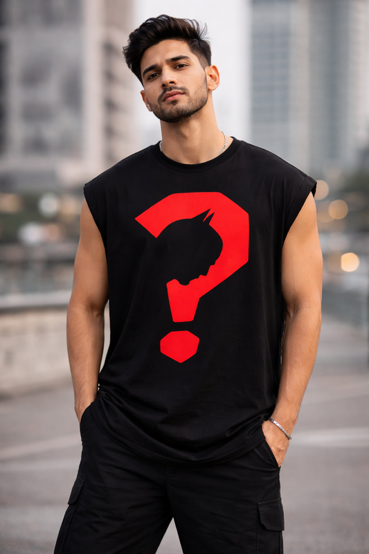 Batman Sleeveless Oversize T-Shirt | Superhero Streetwear