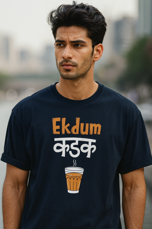 Ekdum Kadak T-Shirt | Desi Quote Unisex Streetwear