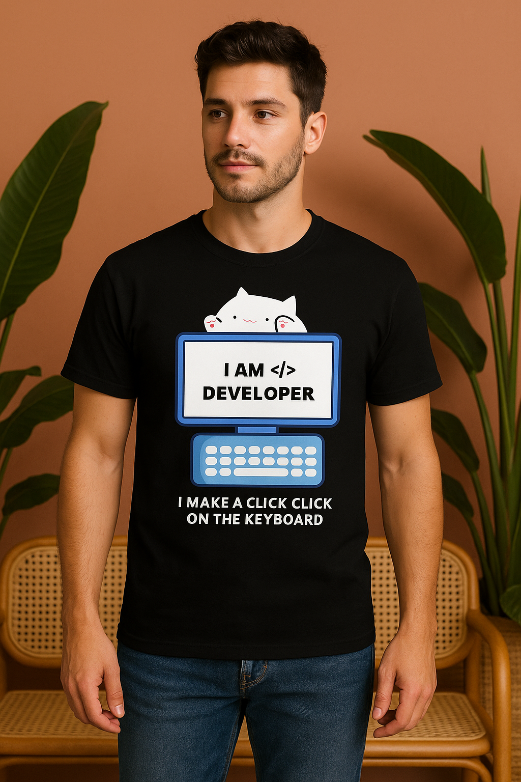 I Am Developer T-Shirt | Programmer & Coding Half Sleeves Tee