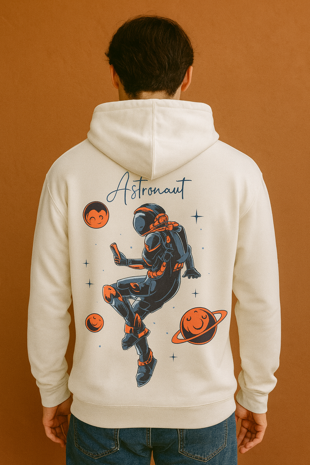 Astronaut Hoodie | Space-Inspired Oversized Unisex Streetwear