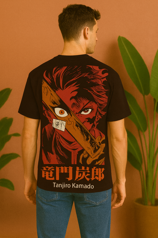 Tanjiro Oversized T-Shirt | Demon Slayer Anime Streetwear