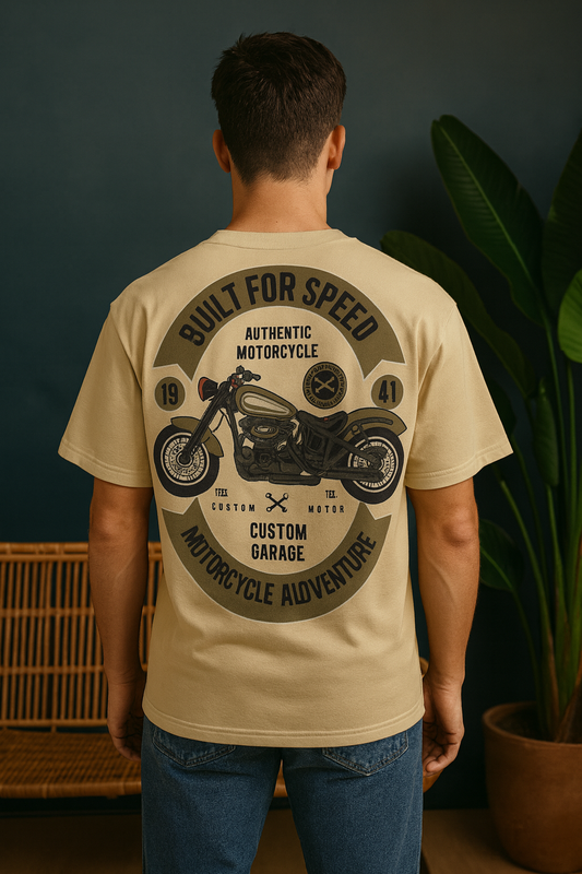 Built for Speed Oversized T-Shirt | Racing Graphic Unisex Streetwear
