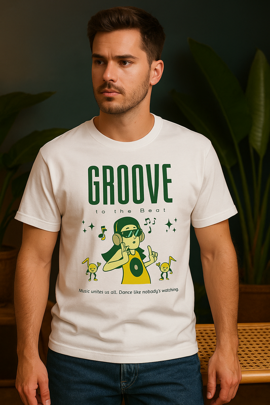 Groove Oversized T-Shirt | Music & Dance Unisex Streetwear