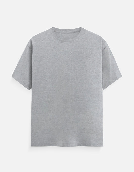 Solid Grey Plain T-Shirt | Minimalist Unisex Casual Wear (Copy)