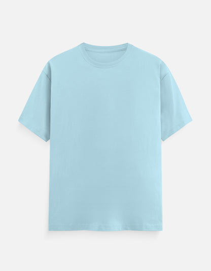Solid Mint Plain T-Shirt | Minimalist Unisex Casual Wear