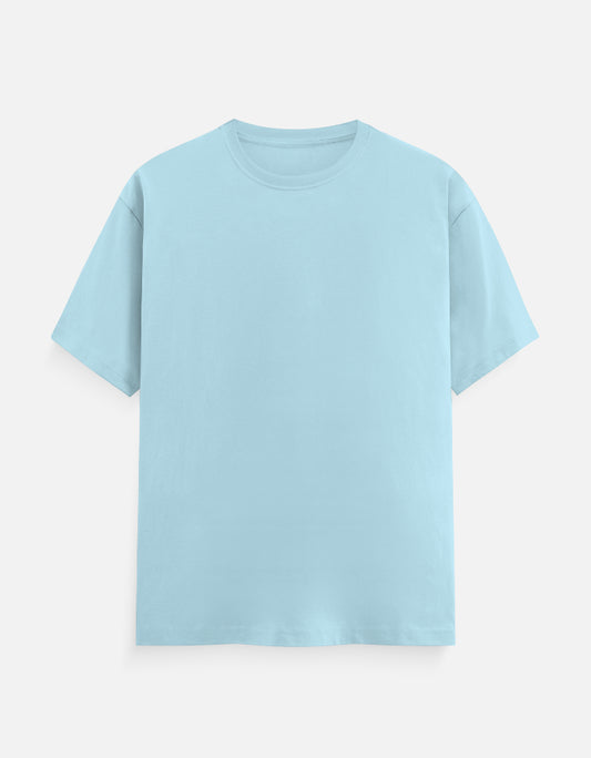 Solid Mint Plain T-Shirt | Minimalist Unisex Casual Wear