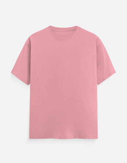 Solid Flamingo Plain T-Shirt | Minimalist Unisex Casual Wear