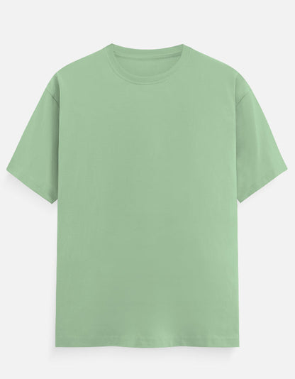 Solid Jade Plain T-Shirt | Minimalist Unisex Casual Wear